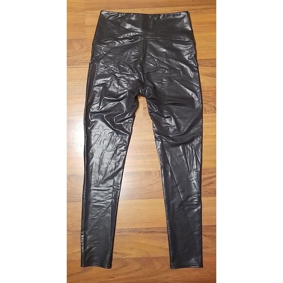 Jane And Bleecker High Waisted Faux Leather Legging, Women's Size XL Black   T43 - Picture 2 of 3